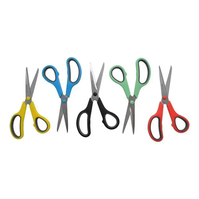 Alt view image 7 of 7 - 8 Inch All Purpose Scissors, Pack of 15