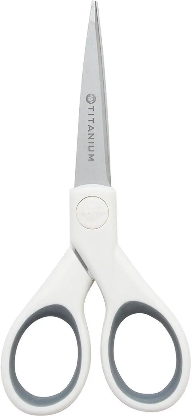 Main image of 5-Inch Micro-Tip Fabric Scissors with Titanium-Bonded Blades - Craft Scissors for Paper and Fabric, Sewing, and More