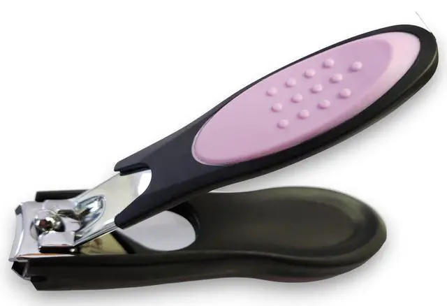 Alt view image 4 of 5 - Nail Clipper, Toenail Clippers, Chrome Plated, Stainless Steel, Sharp, Sturdy, Comfort Grip, Nail Catcher, for Men and Women, Nail Cutter, Trimmer