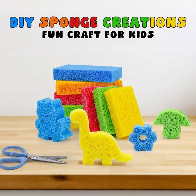 Alt view image 6 of 7 - Compressed Kitchen Sponges, 12 Count, Thick Pop-up Dish Sponges