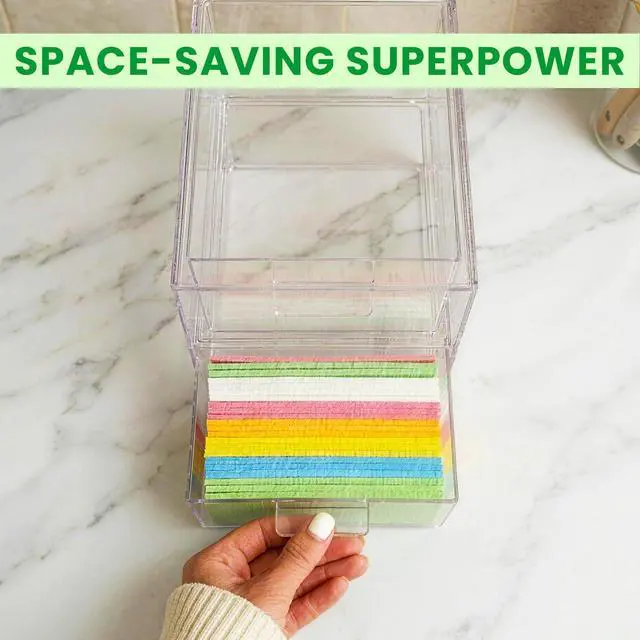 Alt view image 7 of 7 - Compressed Kitchen Sponges, 12 Count, Thick Pop-up Dish Sponges