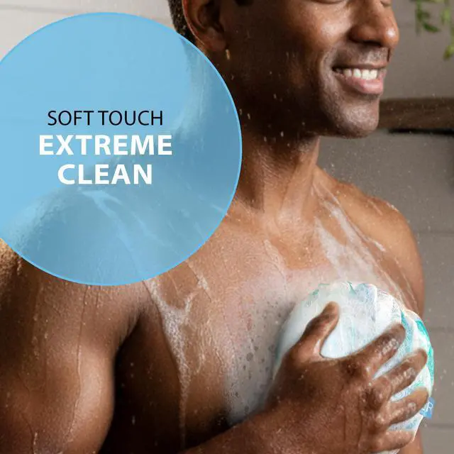 Alt view image 3 of 7 - Loofah-Bath-Sponge XL Swirl-Mix-Color 4-Pack Extra-Large 75g