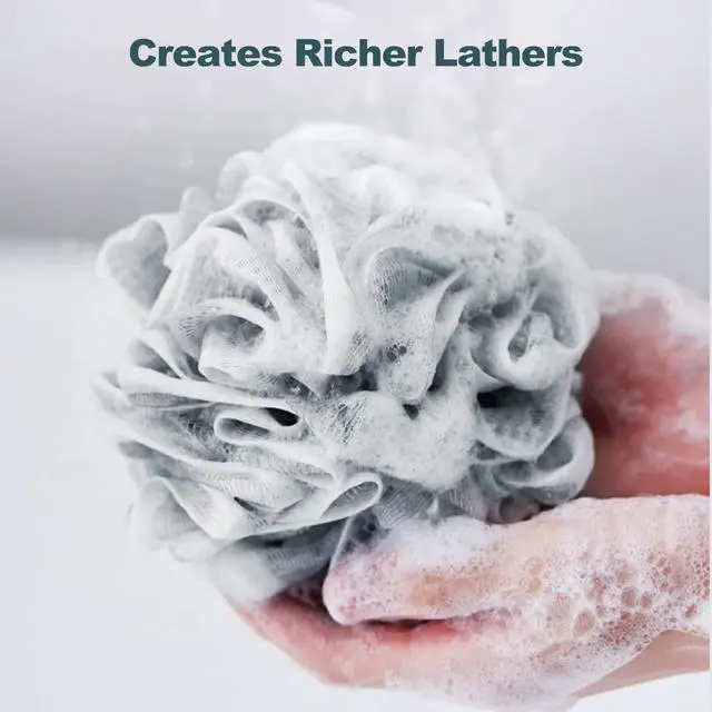 Alt view image 2 of 7 - Loofah Sponge Shower Loofahs 4 Colors Bath Sponges Body Scrubbers