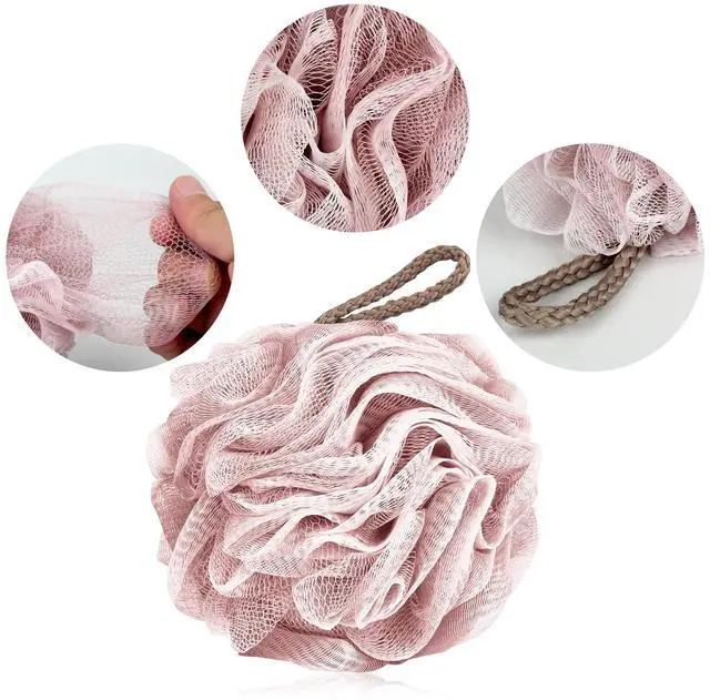 Alt view image 3 of 7 - Loofah Sponge Shower Loofahs 4 Colors Bath Sponges Body Scrubbers