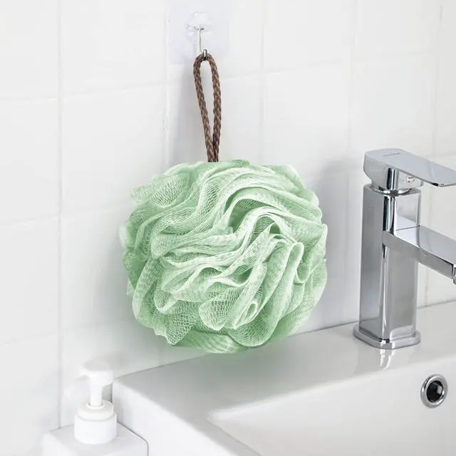 Alt view image 5 of 7 - Loofah Sponge Shower Loofahs 4 Colors Bath Sponges Body Scrubbers