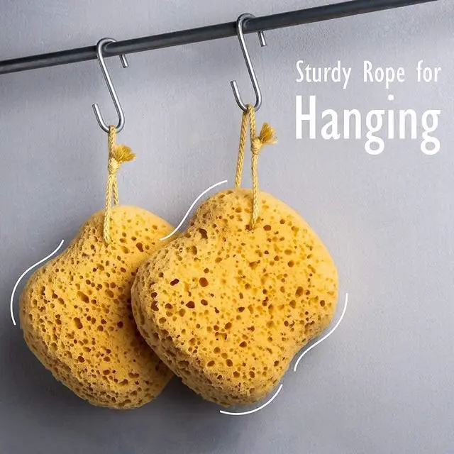 Alt view image 6 of 7 - Bath Sponge, Foam Loofah, Shower Sponge for Body, Curvy, 3 Pack