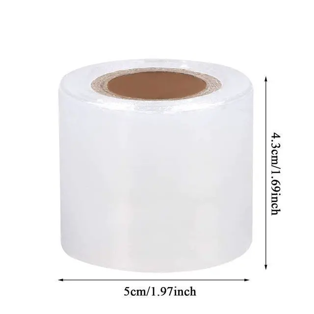 Alt view image 7 of 7 - Disposable Eyebrow Tattoo Plastic Wrap Preservative Saran Barrier Film Microblading Supplies Lips Permanent Make Up Cling Wrap Cover Tape Roll Transparent 2 PCS
