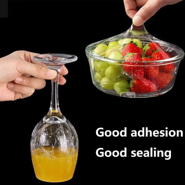 Alt view image 3 of 6 - Clear Cling Wrap Refill Roll, 12Inch Stretch Food Wrap