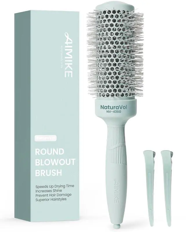 Main image of NaturaVol Round Brush for Blow Out, Round Hair Brush for Blow Drying