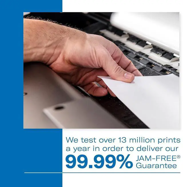 Alt view image 5 of 7 - Printer Paper, Premium Laser Print 24 lb, 8.5 x 14-1 Ream (500 Sheets) - 98 Bright, Made in the USA, 104612
