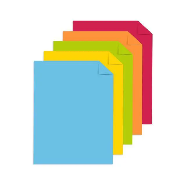 Alt view image 3 of 6 - Mega Collection, Colored Paper,"Classic" 5-Color Assortment, 625 Sheets, 24 lb/89 gsm, 8.5" x 11" - MORE SHEETS! (91623)