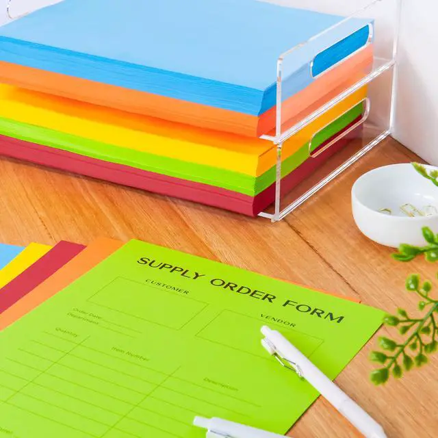 Alt view image 4 of 6 - Mega Collection, Colored Paper,"Classic" 5-Color Assortment, 625 Sheets, 24 lb/89 gsm, 8.5" x 11" - MORE SHEETS! (91623)