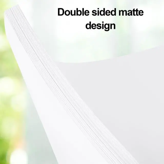 Alt view image 6 of 7 - White Cardstock 8.5 x 11, 230gsm Cover Cardstock Paper, 85 Lb Heavy Card Stock for Printer, Card Stock Paper for Invitations, Scrapbooking, Crafts, Diy Cards, Decoration, Drawing (30 Sheets)