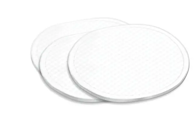 Alt view image 2 of 6 - 100% Organic Cotton Rounds - Biodegradable Cotton, Chemical Free, For Sensitive Skin (210count) - Daily Cosmetics Beauty and Personal Care