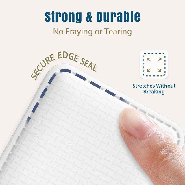 Alt view image 3 of 7 - Large Cotton Pads for Face, 3 x 3 Makeup Remover Pads, 120 ct