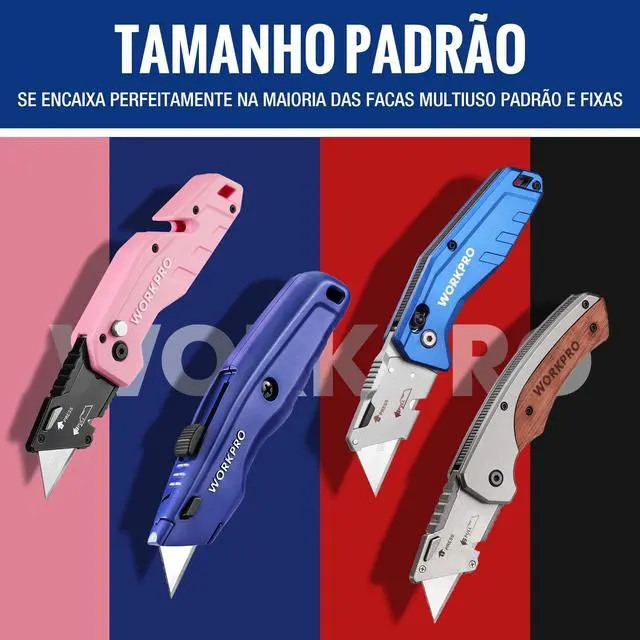Alt view image 2 of 7 - Utility Knife Blades, 100-Pack SK5 Steel Blades with Dispenser
