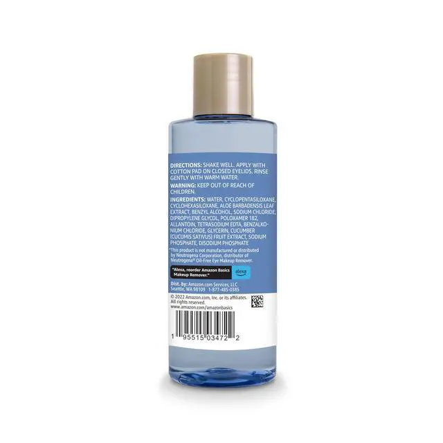 Alt view image 3 of 7 - Eye Makeup Remover, Removes Waterproof Mascara, Dermatologist Tested, Fragrance Free, 5.5 Fl Oz (Pack of 1)