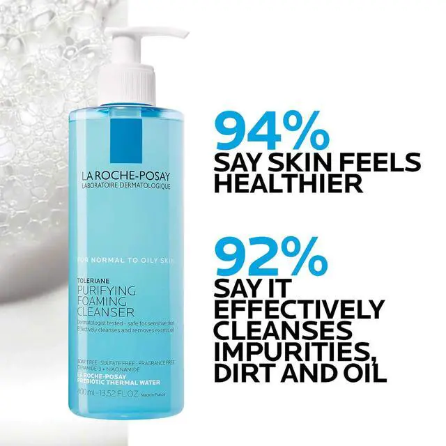 Alt view image 4 of 7 - Toleriane Purifying Foaming Facial Cleanser, 13.52oz