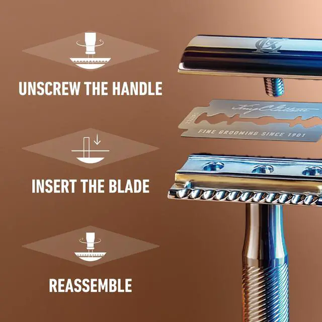 Alt view image 4 of 7 - Double-Edge Safety Razor blades for better control, 100 count, with anti-friction coating