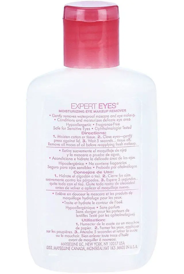 Alt view image 4 of 5 - New York Expert Eyes Moisturizing Eye Makeup Remover, For Waterproof Eye Makeup, 2.3 fl. oz.