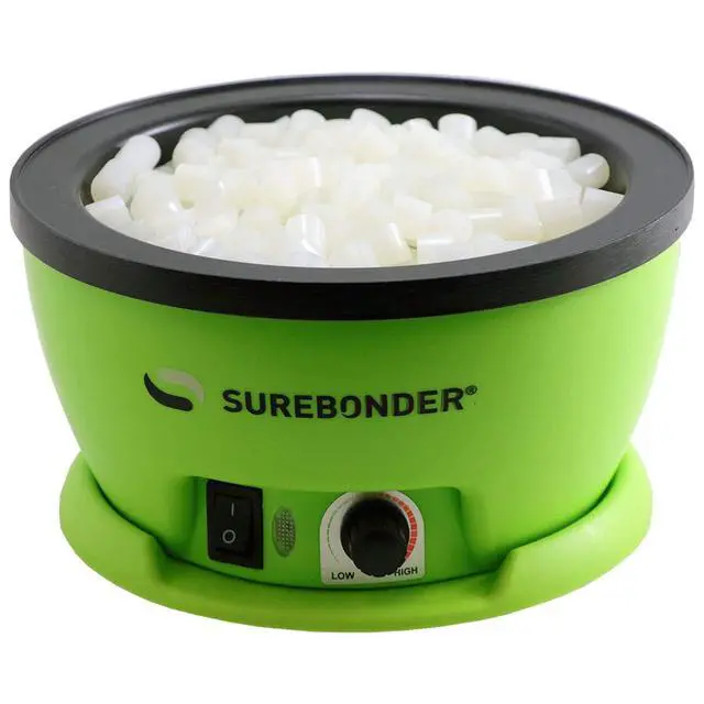 Alt view image 4 of 7 - B-2001 Less Stringing Skillet Glue Cube Pellets for Crafts and Floral Projects, 1 lb Bag, Use in Surebonder Glue Skillets, Cream Color