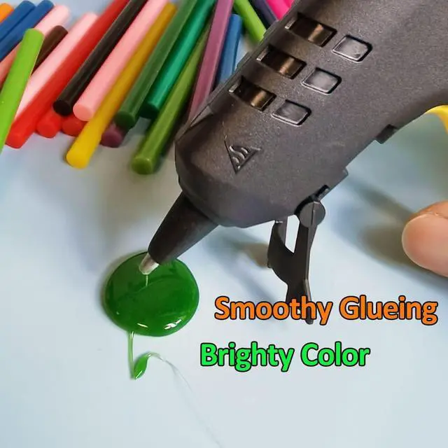 Alt view image 4 of 7 - 50PCS Hot Glue Sticks for Hot Glue Gun 7mm Glue Gun Sticks Opaque Color Glue Sticks for Glue Gun Colored Mini Hot Melt Glue Sticks Color Mini Glue Sticks Multipurpose for Art & Craft Project