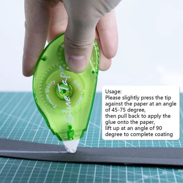 Alt view image 4 of 6 - 12 Pack Double Sided Tape Roller Scrapbook Tape