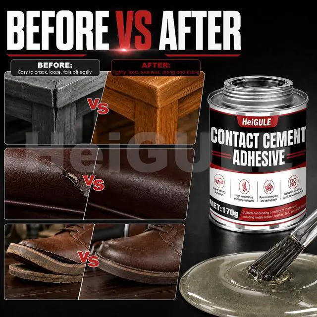 Alt view image 4 of 7 - Contact Cement Adhesive, Contact Cement Glue, Strong Bonding