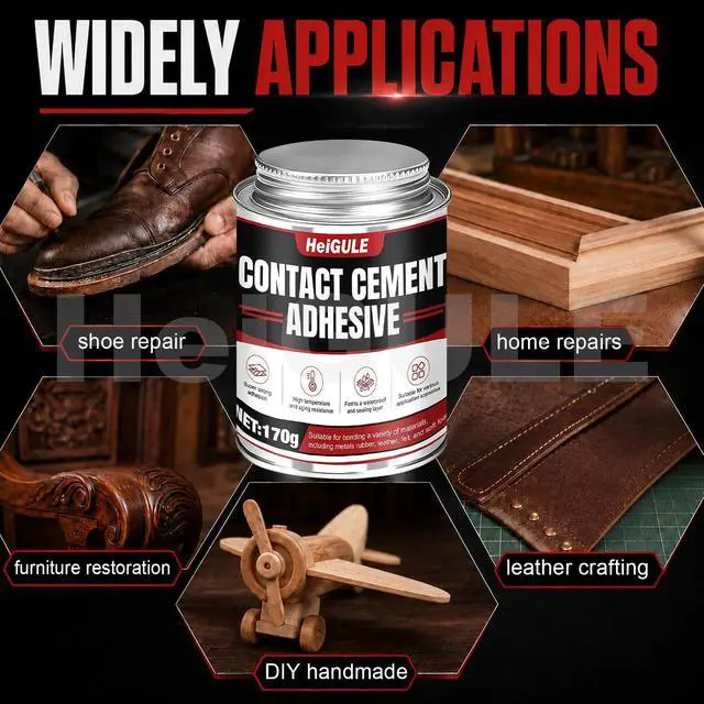 Alt view image 6 of 7 - Contact Cement Adhesive, Contact Cement Glue, Strong Bonding