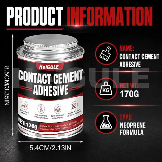 Alt view image 7 of 7 - Contact Cement Adhesive, Contact Cement Glue, Strong Bonding