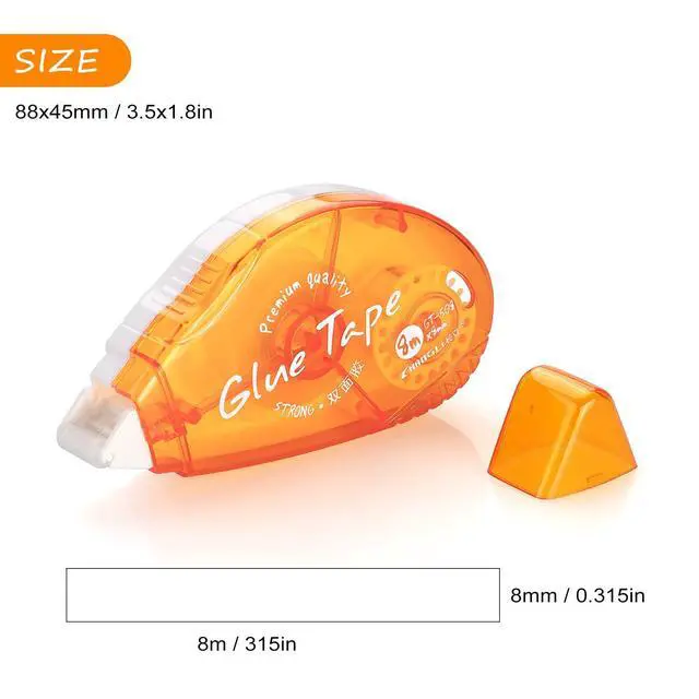 Alt view image 2 of 7 - 3 Pack Double Sided Tape Roller, Scrapbooking Tape, Photo Tape