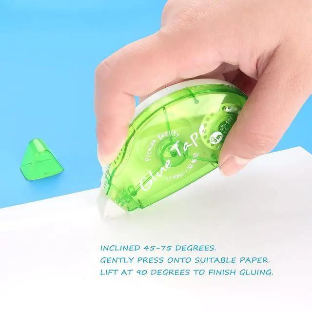 Alt view image 5 of 7 - 3 Pack Double Sided Tape Roller, Scrapbooking Tape, Photo Tape