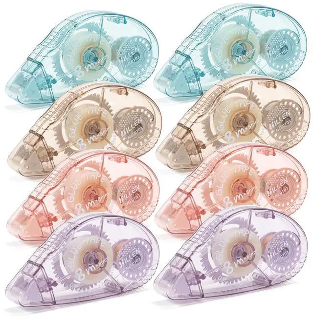 Main image of 8 Pack Double Sided Tape Roller, Scrapbook Supplies, Glue Tape