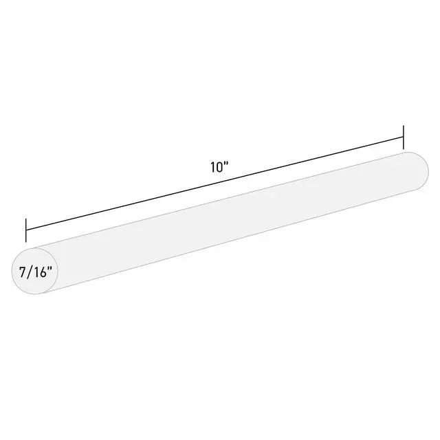 Alt view image 5 of 5 - Full Size Hot Glue Sticks Long, 20-Pack, Clear, Non-Toxic, Multi-Temp, 10-Inch x 0.43-Inch for Full Size Glue Guns, DIY, Arts, Crafts & Home Repairs
