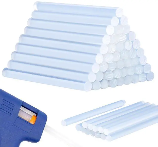 Main image of Sukh 50PCS Mini Hot Glue Sticks - Clear Mini Glue Gun Sticks for Crafting