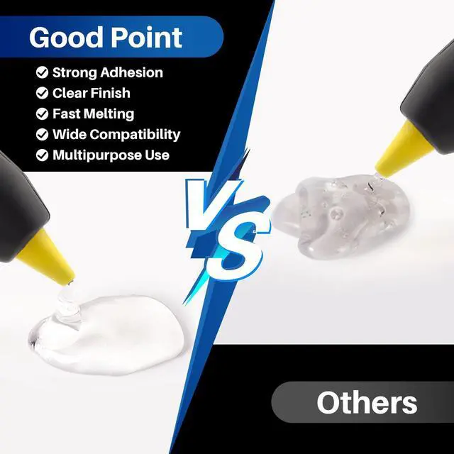 Alt view image 4 of 7 - Sukh 50PCS Mini Hot Glue Sticks - Clear Mini Glue Gun Sticks for Crafting