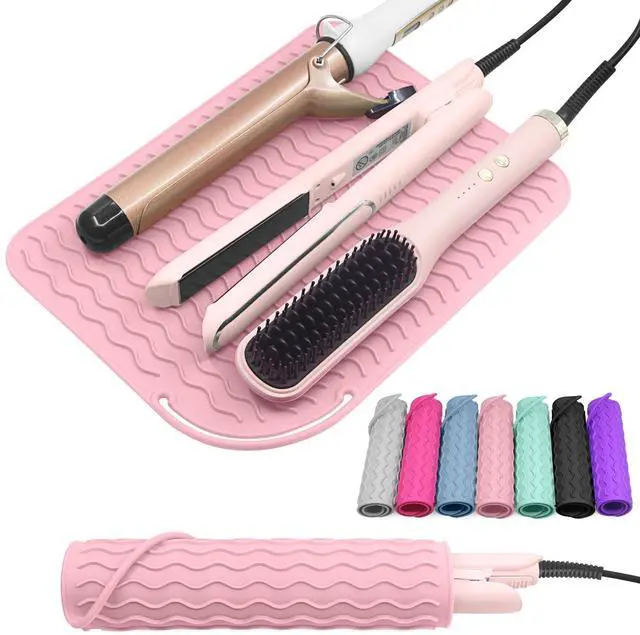 Main image of Plus Size Silicone Heat Resistant Mat for Hair Tools(12" x 9")