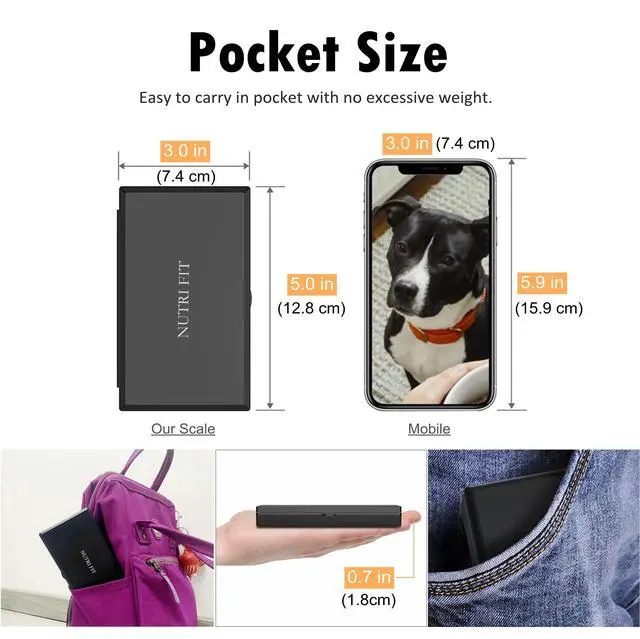 Alt view image 4 of 7 - Gram Scale Digital Scale 0.01g Accuracy, 500g Small Pocket Scale Jewelry Scale, Weight for Food Ounces and Grams Kitchen Scale, Mg Scale for Powder Medicine Gold Weed, Portable