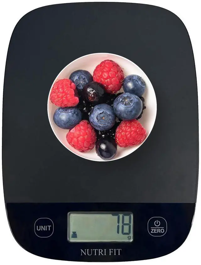 Main image of Food Scale for Kitchen Scales Digital Weight Grams and Ounces, Baking Scale Accurate for Weight Loss, Cooking, Coffee, Keto Diet, Meal Prep, 0.1oz Ultra Slim Smart Tare Black