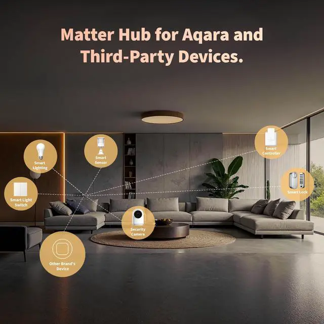Alt view image 2 of 7 - Smart Hub M100 for Home Automation, Matter Controller, Wi-Fi | Thread Border Router, Features Zigbee (Not Third-Party), Supports Apple HomeKit, Amazon Alexa, IFTTT, Home Assistant
