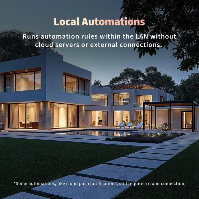 Alt view image 5 of 7 - Smart Hub M100 for Home Automation, Matter Controller, Wi-Fi | Thread Border Router, Features Zigbee (Not Third-Party), Supports Apple HomeKit, Amazon Alexa, IFTTT, Home Assistant
