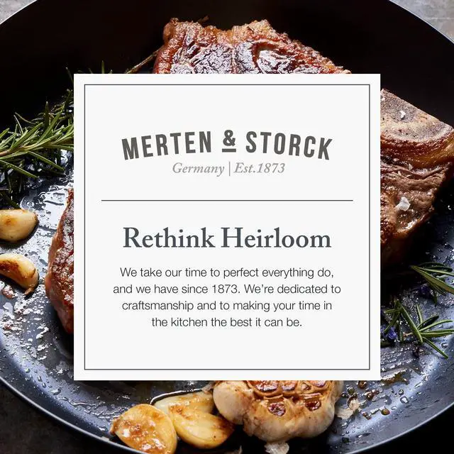 Alt view image 7 of 7 - Merten & Storck Pre-Seasoned Carbon Steel 12 Frying Pan Skillet, Use on Induction, Stove and Grill, Durable, Even-Heating, for Searing, Grilling, Oven Use, and Campfire, Indoor/Outdoor
