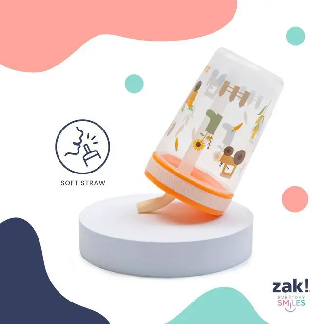 Alt view image 5 of 7 - Zak Designs Kelso Toddler Cups For Travel or At Home, 15oz 2-Pack Durable Plastic Sippy Cups With Leak-Proof Design is Perfect For Kids (DinoRoar, Zaksaurus)