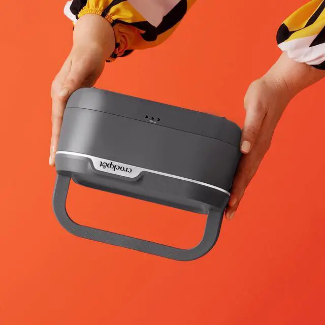 Alt view image 4 of 7 - Crock-Pot 28-Ounce Mini Electric Heated Lunch Box, Portable Food Warmer, Perfect for Travel, Car, On-the-Go, Keeps Food Warm, Spill-Free, Dishwasher-Safe, Ideal Gift for Men and Women, Gray