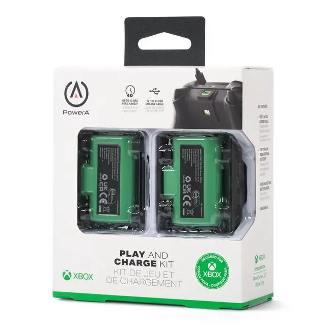 Alt view image 7 of 7 - Play & Charge Kit for Xbox Series X|S and Xbox One - Green