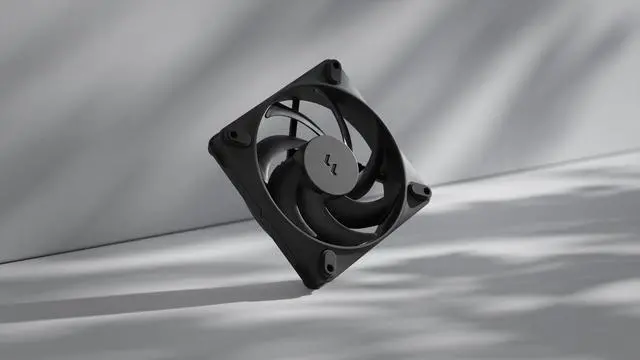 Alt view image 2 of 4 - Momentum 12 - Silent PC Case Fan - 120 mm - Liquid Crystal Polymer LCP Blades - FDB Fluid Dynamic Bearing - PWM Control - Cooling Performance - Powerful Airflow - Black