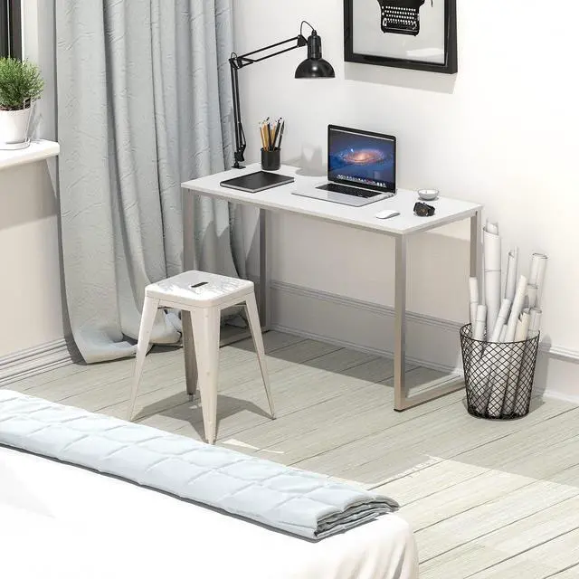 Alt view image 6 of 7 - Mission 32-Inch Home Office Computer Desk, White