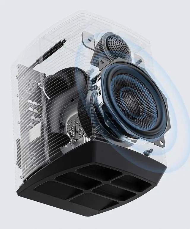 Alt view image 6 of 7 - FiiO SP3 High Fidelity Active Desktop Speakers