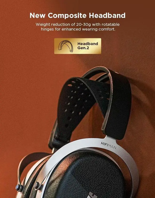 Alt view image 4 of 7 - HIFIMAN Audivina LE Studio Headphones