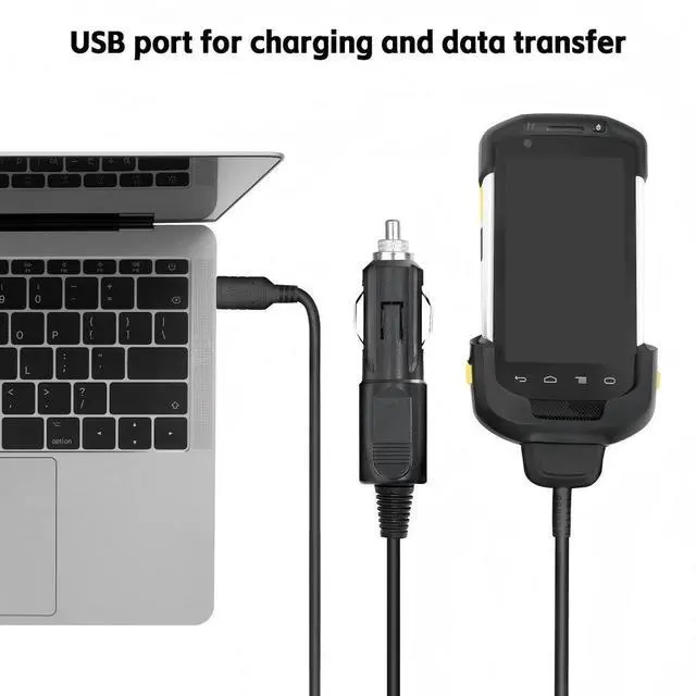 Alt view image 6 of 6 - US Car Vehicle USB Charger Cable for Zebra TC70 TC72 TC75 TC77 CHG-TC7X-CLA1-01
